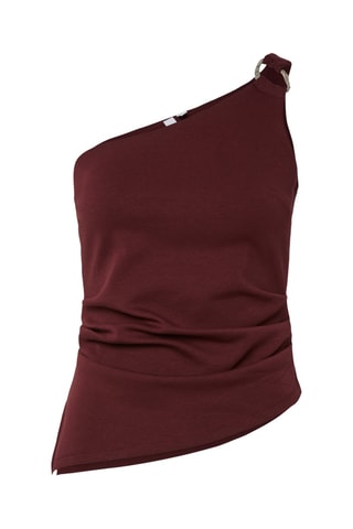 Asymmetrische Top - Bordeauxrood - Yas