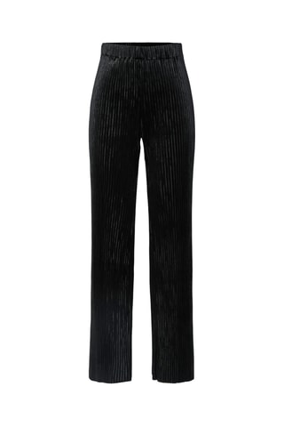 Velours Broek - Zwart - Yas