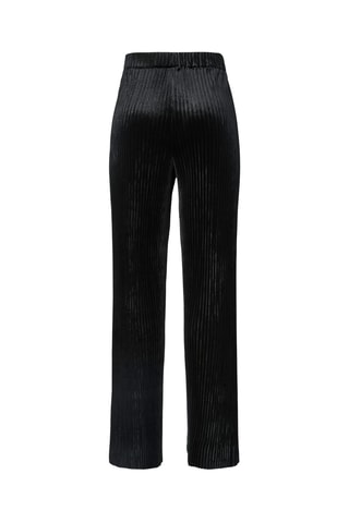 Velours Broek - Zwart - Yas