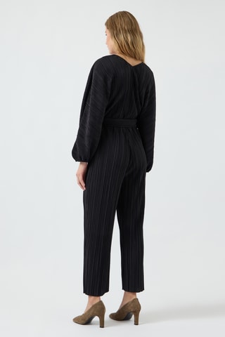Geplooide jumpsuit - Zwart - Yas