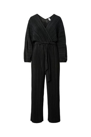 Geplooide jumpsuit - Zwart - Yas