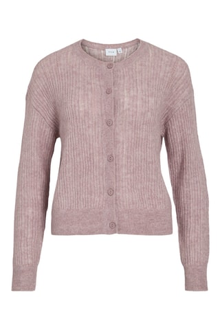 Wollen en Alpacawollen Vest - Paars - Vila