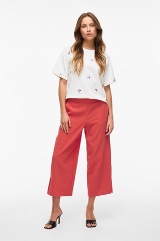 Driekwart Broek - Koraalrood - Vila