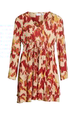 Rechte Jurk - Ecru - Vila