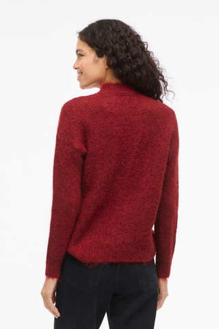 Alpacawollen Trui - Rood - Vila