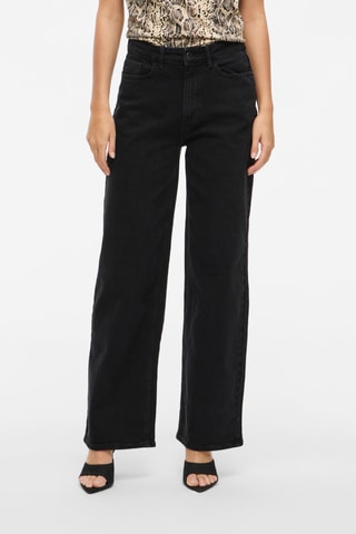 Jeans Hoge Taille - Zwart - Vila
