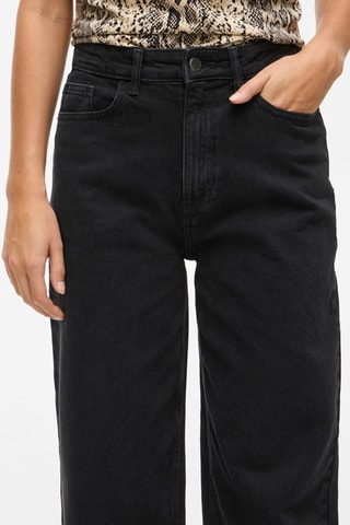 Jeans Hoge Taille - Zwart - Vila