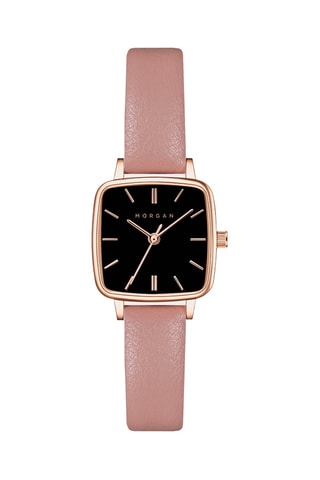 Montre à quartz en polyuréthane - Doré rose