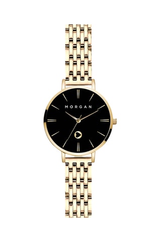 Montre à quartz en alliage de zinc - Doré et noir