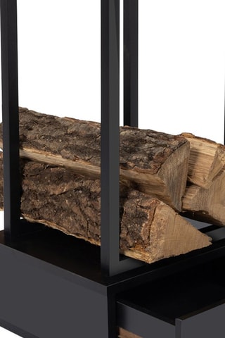 Portalegna verticale - Nero