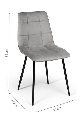 2 sedie Linda - 46 x 86 x 57 cm