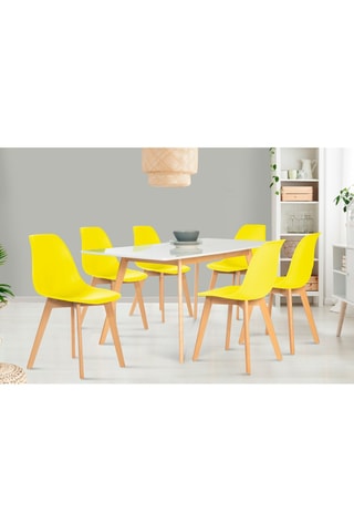 6 sedie Arkea - 46,5 x 83 x 50 cm