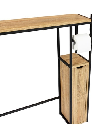 Mobile bagno - Effetto legno e nero