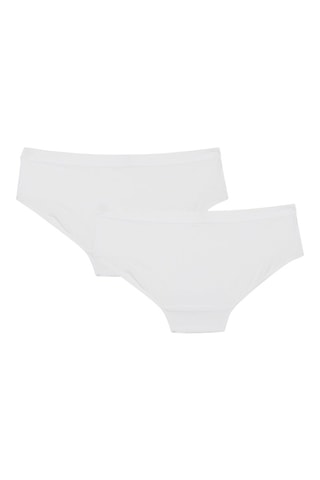 2 culotte Les Pockets - Bianco