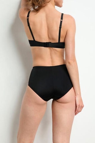 Slip a vita alta EcoDIM pancia piatta - Nero 