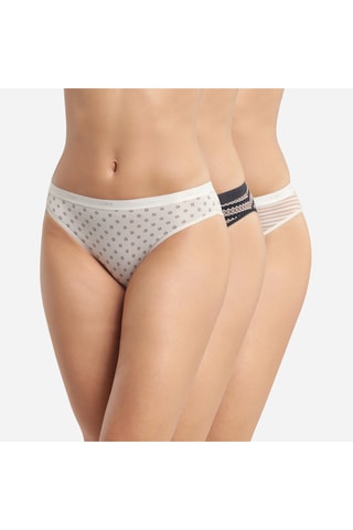 3 slip Les Pockets - Bianco