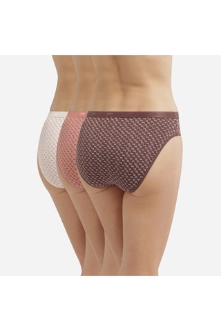 3 slip Les Pockets - Marrone