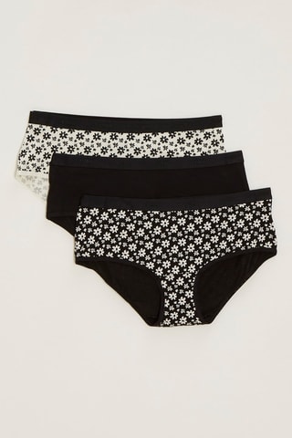 3 culotte Les Pockets - Nero