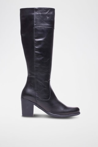 Stivali in pelle nappa - Nero