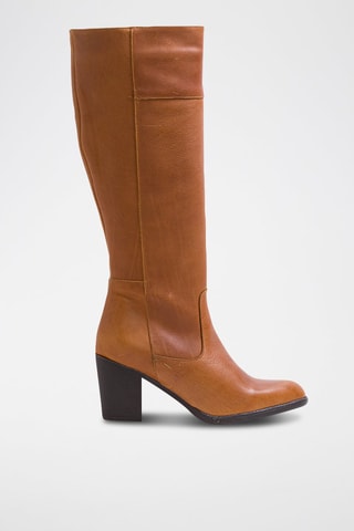 Stivali in pelle nappa - Cammello