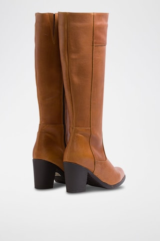 Stivali in pelle nappa - Cammello