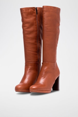 Stivali in pelle - Marrone