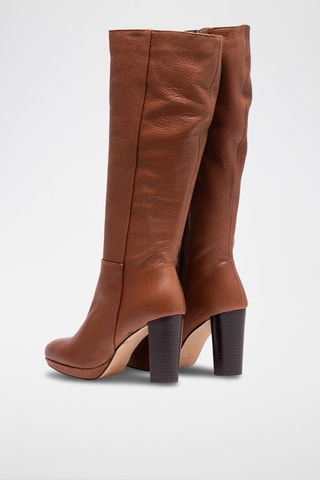 Stivali in pelle - Marrone