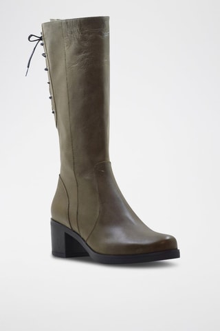 Stivali in pelle nappa - Kaki
