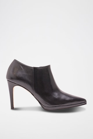 Tronchetti in crosta di pelle - Nero