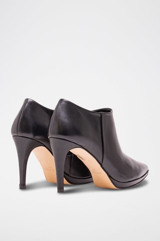 Tronchetti in crosta di pelle - Nero