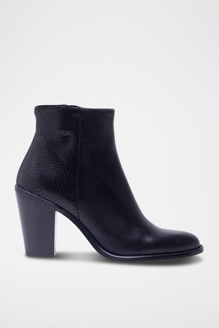 Stivaletti in pelle nappa - Nero