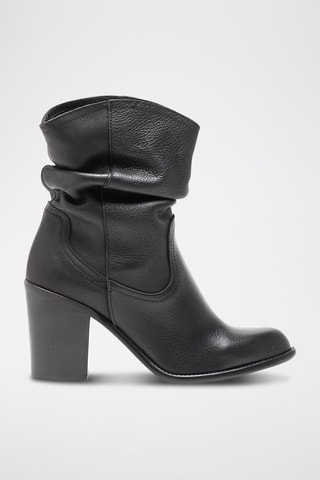 Stivaletti in pelle - Nero