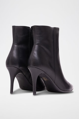 Stivaletti in pelle nappa - Nero