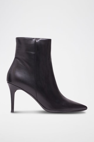 Stivaletti in pelle nappa - Nero