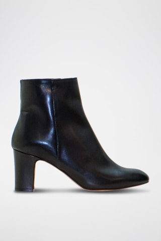 Stivaletti in pelle nappa - Nero