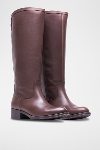 Stivali in pelle nappa - Marrone