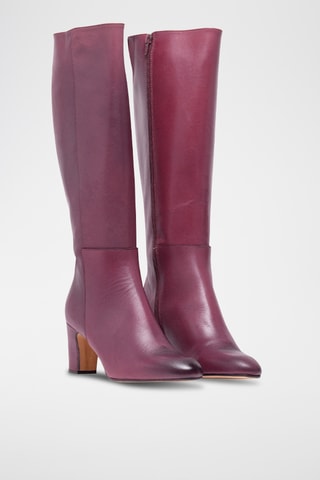 Stivali in pelle - Bordeaux