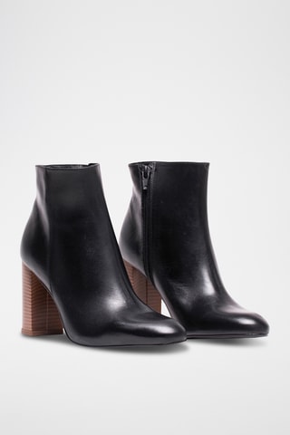 Stivaletti in pelle - Nero