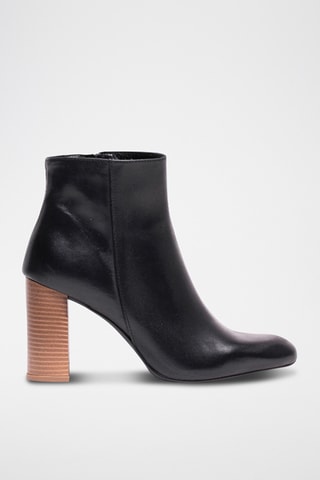 Stivaletti in pelle - Nero