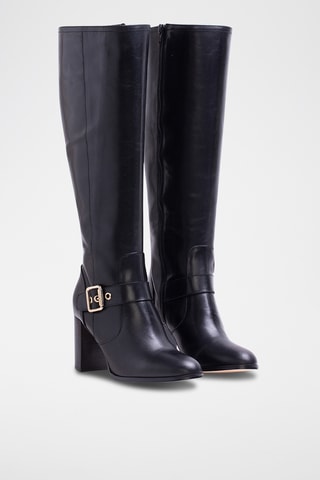 Stivali in pelle - Nero