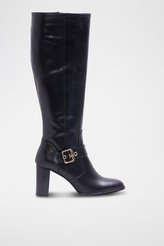 Stivali in pelle - Nero