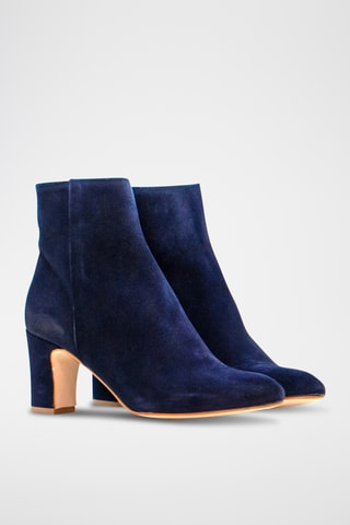 Stivaletti in pelle scamosciata - Navy