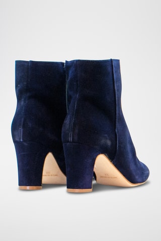 Stivaletti in pelle scamosciata - Navy