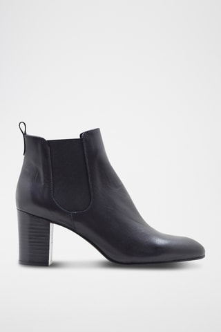 Stivaletti Beatles in pelle - Nero