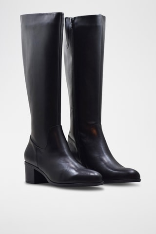 Stivali in pelle - Nero