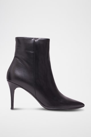 Stivaletti in pelle nappa - Nero