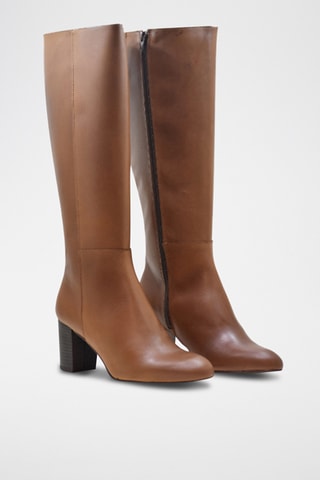 Stivali in pelle - Marrone
