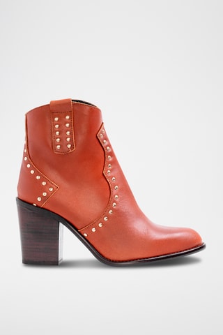 Stivaletti in pelle nappa - Marrone