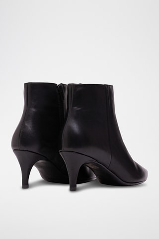 Stivaletti in pelle nappa - Nero