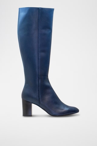 Stivali in pelle - Navy